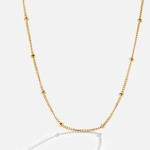 Beautiful earth Gold waterproof necklace